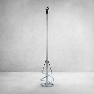 Kovinski mini HEX spiralni mešalec dimenzije 80x400 mm