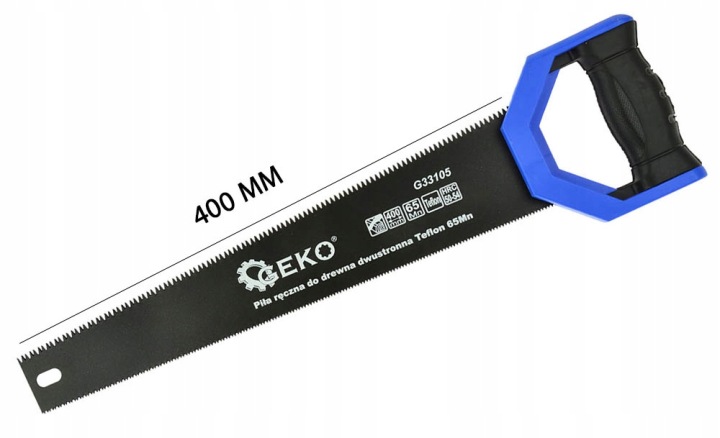 Teflonska dvostranska žaga za les 400mm 8 Teflonska dvostranska žaga za les 400mm - slika 6