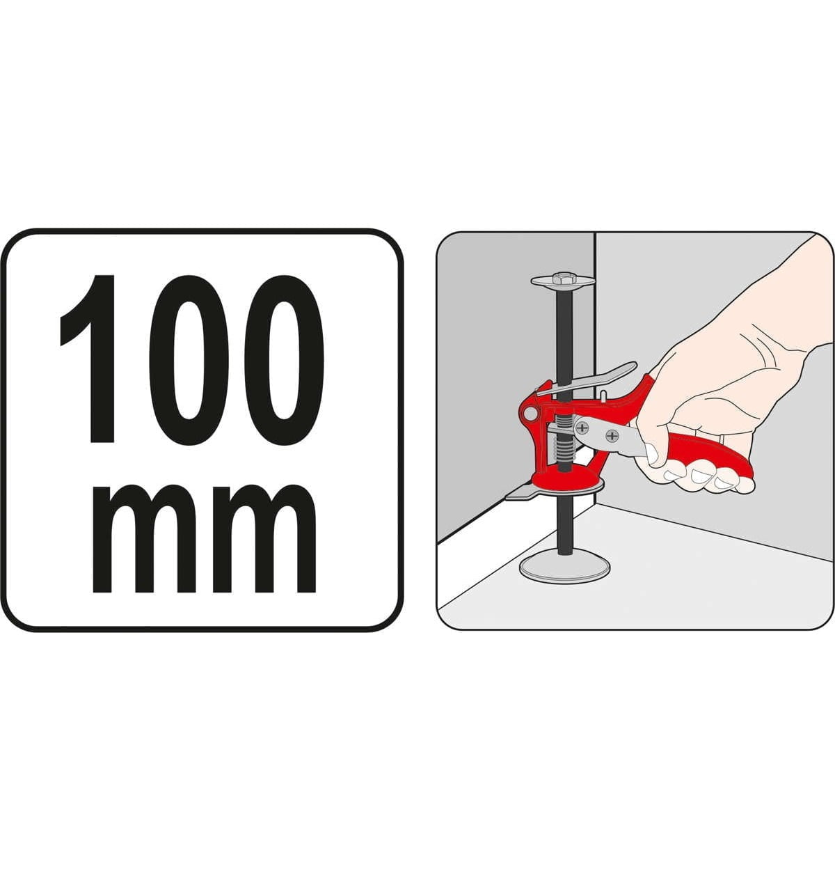 Dvigalka mavčnih plošč - vzvod do 120mm 6 Dvigalka mavčnih plošč, vzvod za dvig do 120mm