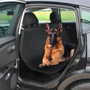 Črna zaščitna prevleka za sedeže vozil - za pse 2