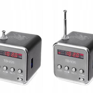 LED brezžični USB akumulatorski FM radio LCD MP3 Bluetooth