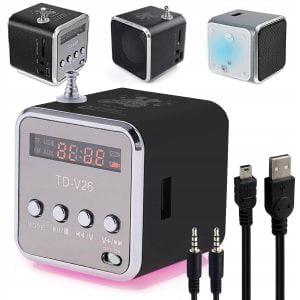 LED brezžični USB akumulatorski FM radio LCD MP3 Bluetooth