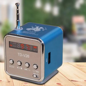 LED brezžični USB akumulatorski FM radio LCD MP3 Bluetooth