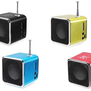 LED brezžični USB akumulatorski FM radio LCD MP3 Bluetooth