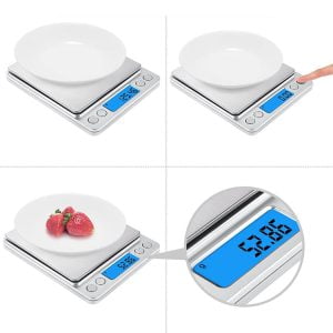 Digitalna LCD žepna tehtnica 500-0,01g - osvetljena 2