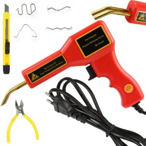 Električni spajkalnik za varjenje plastike z LED + dodatki