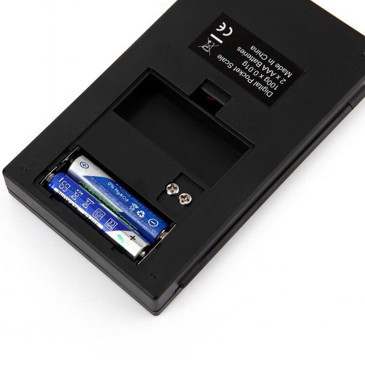 Digitalna žepna tehtnica 500-0,01g - osvetljena LCD 7 Digitalna žepna tehtnica z osvetljenim LCD
