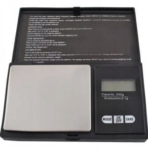 Digitalna žepna tehtnica 200-0,01g - osvetljena LCD