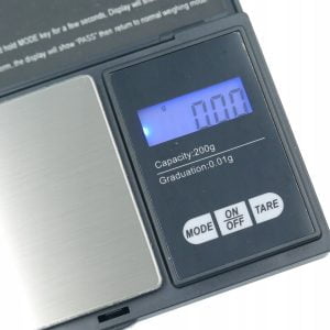 Digitalna žepna tehtnica 200-0,01g - osvetljena LCD