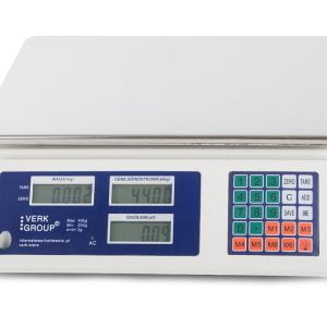 Komercijalna digitalna elektronička vaga do 40 kg - LCD s pozadinskim osvjetljenjem