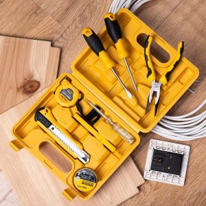 Komplet elektro orodja 8 kosov v kovčku