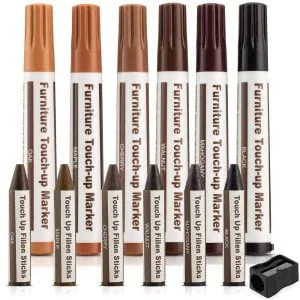 13-dijelni komplet za popravak ogrebotina na namještaju