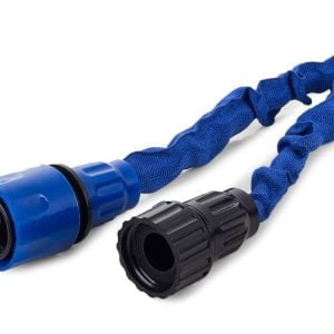 Raztegljiva vrtna cev 45m za zalivanje 7 funkcij modra