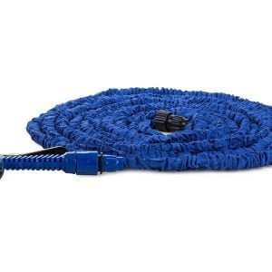 Raztegljiva vrtna cev 30m za zalivanje 7 funkcij modra