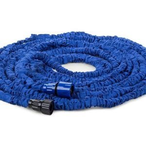 Raztegljiva vrtna cev 30m za zalivanje 7 funkcij modra