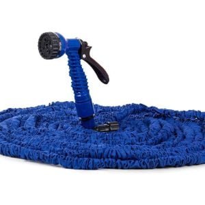 Raztegljiva vrtna cev 45m za zalivanje 7 funkcij modra