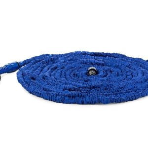 Raztegljiva vrtna cev 45m za zalivanje 7 funkcij modra