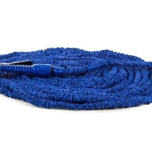 Raztegljiva vrtna cev 45m za zalivanje 7 funkcij modra