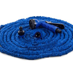 Raztegljiva vrtna cev 10-30m za zalivanje 7 funkcij z dodatki