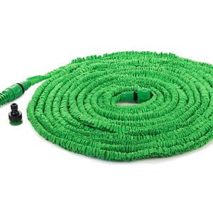 Raztegljiva vrtna cev 45m za zalivanje 7 funkcij z dodatki