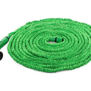 Raztegljiva vrtna cev 45m za zalivanje 7 funkcij z dodatki