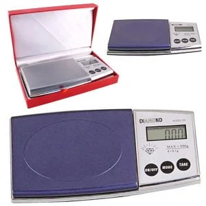 Elektronska LCD vaga sa osvjetljenjem 500 - 0,1 g