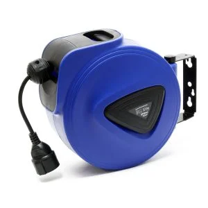 Alternative Ansicht 20m Automatik-Seilrollladen mit drehbarer Wandhalterung