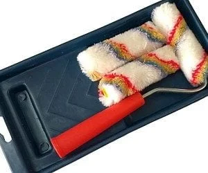 Alternative Ansicht von Rollensatz 100mm mit Tropfschale + 3 Rollen