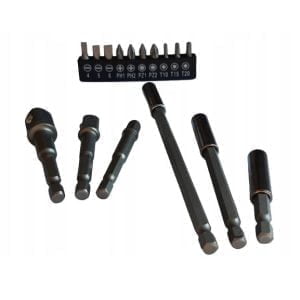 16 delni set HEX magnetnih nastavkov in adapterjev