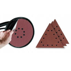 1010W brusilni stroj za brušenje sten - okrogla + trikotna glava in kovček