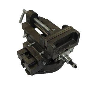 Strojni križni primež 2-osni 100mm vrtljiv