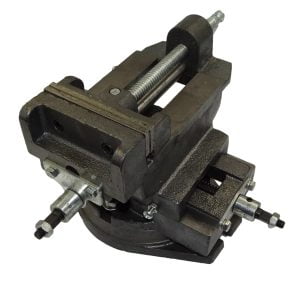 Strojni križni primež 2-osni 100mm vrtljiv