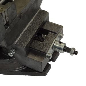 Strojni križni primež 2-osni 100mm vrtljiv