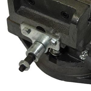 Strojni križni primež 2-osni 100mm vrtljiv