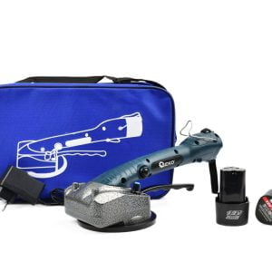 Akumulatorska vibracijska plošča za polaganje keramike 2x 1,5Ah