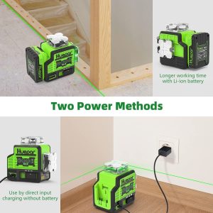 10,8V univerzalna PRO 8 redova zelena laserska nivelira bluetooth