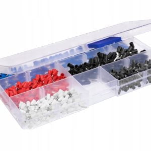 Krimp klešče za stiskanje tulcev 0,25-10mm2 + 500 votlic