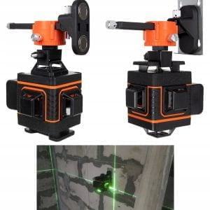Akku 16 Linien Baulaser grün 2x Akku