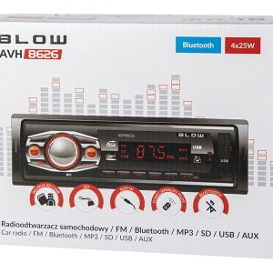 12V 1DIN avtoradio 4x25W MP3 USB SD MMC Bluetooth