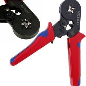 Krimp klešče za stiskanje tulcev 0,25-10mm2 + 500 votlic