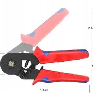 Krimp klešče za stiskanje tulcev 0,25-10mm2 + 500 votlic