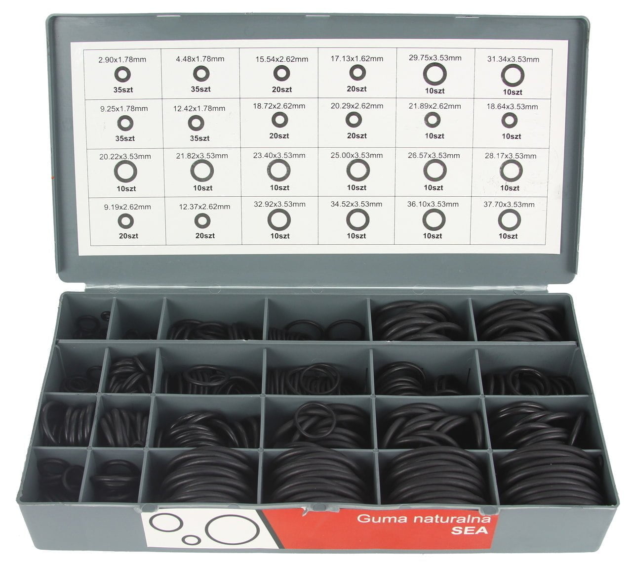 Set O-obročnih tesnil 900kos v organizatorju 6 Set O-obročnih tesnil 900kos v organizatorju - slika 4