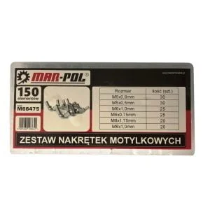 Alternative Ansicht von Flügelmutternsatz 150-teilig