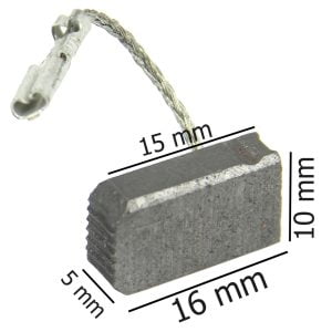 Set dveh karbonskih krtačk za elektromotor 5x10x15mm