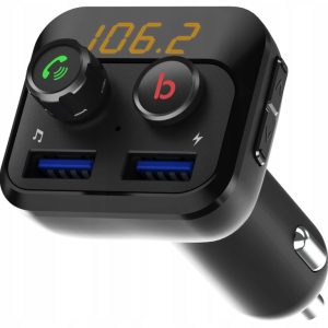 Bluetooth 5.0 avto FM oddajnik MP3 2x USB 3.0 12-24V SD SUPER BASS 18 Bluetooth avto FM oddajnik in MP3 predvajalnik z USB priključki
