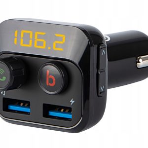 Bluetooth 5.0 avto FM oddajnik MP3 2x USB 3.0 12-24V SD SUPER BASS 20 Bluetooth 5.0 avto FM oddajnik z dvema USB vhodoma