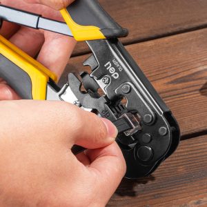 Klešče za stiskanje UTP konektorjev 4/6/8P RJ45/RJ14/RJ12/RJ9