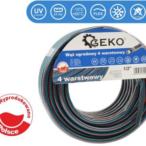 Močna 30m vrtna cev s 4 plastmi za zalivanje