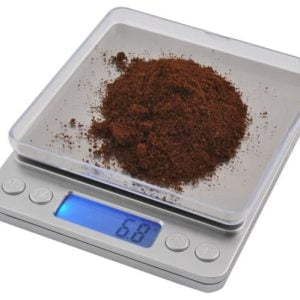 Digitalna prenosna LCD žepna tehtnica osvetljena 0,1-3000g