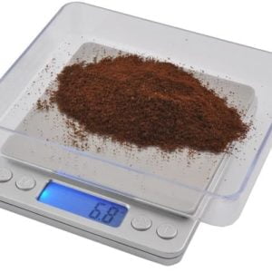 Digitalna prenosna LCD žepna tehtnica osvetljena 0,1-3000g
